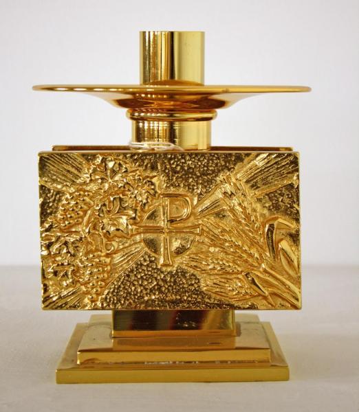 Candeliere da altare con croce